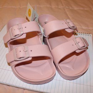 GIRLS SANDAL SLIDES PINK NWT SZ1
